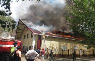 В Лисаковске горит религиозное учреждение