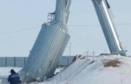 В Амангельдинском районе обрушилась водонапорная башня, построенная по государственной программе «Ак Булак»
