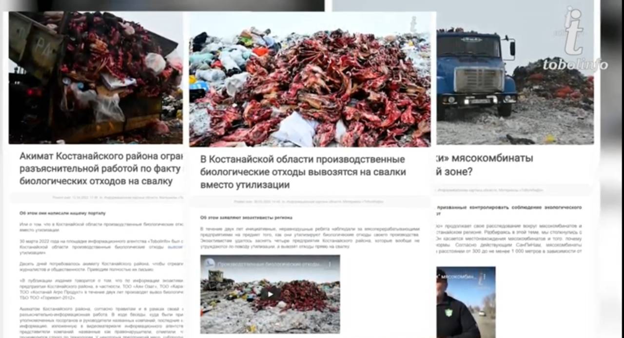 Кто на кого «забил» в истории с утилизацией биологических отходов в Костанайской области?
