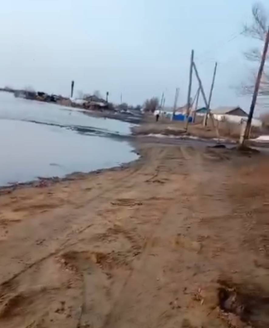 В Диевке произошел подъем талых вод