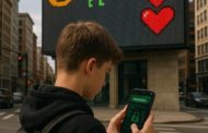 Подросток из Костаная взломал LED-экран и показал на нем мемы