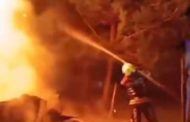 Пожар произошел на базе отдыха в Костанайском районе
